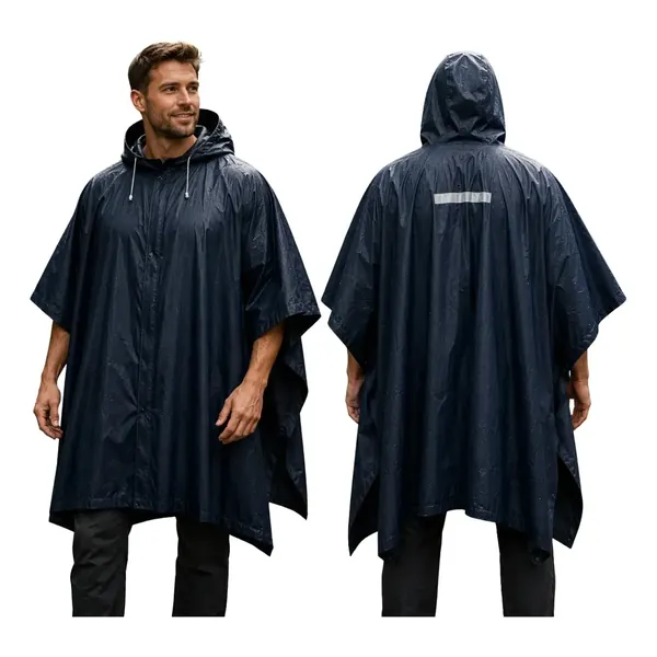 Capa Impermeable Poncho Para Lluvia Manta Agua Pvc Capucha (Storm) en oferta en Mercado Libre Chile