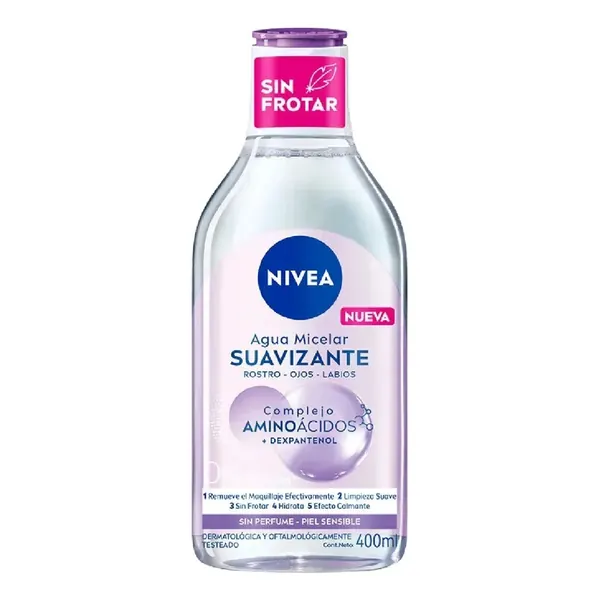 NIVEA Agua Micelar Facial 3 en 1 Piel Sensible 400ml en oferta en Mercado Libre Chile